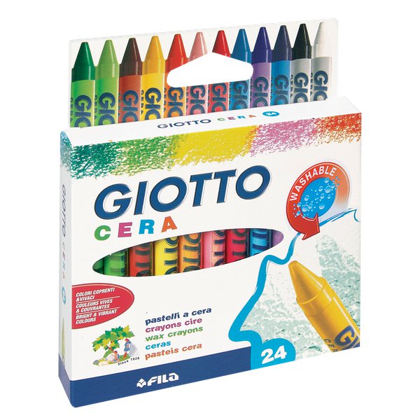 Giotto Cera Maxi Barattolo di 60 Pastelli