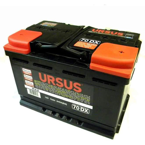 Batteria per auto 'ursus' 70 ah - mm 278 x 175 x 190