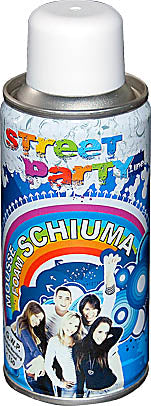 Solchim Stelle Filanti Spray Colore Arancio 83 ml Street Party Festa  Animazione