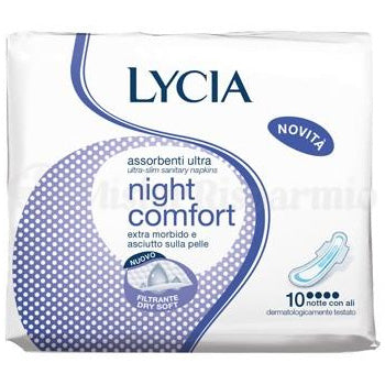 immagine-1-sodalco-lycia-assorbenti-con-ali-night-comfort-10pz-ean-8002340314467