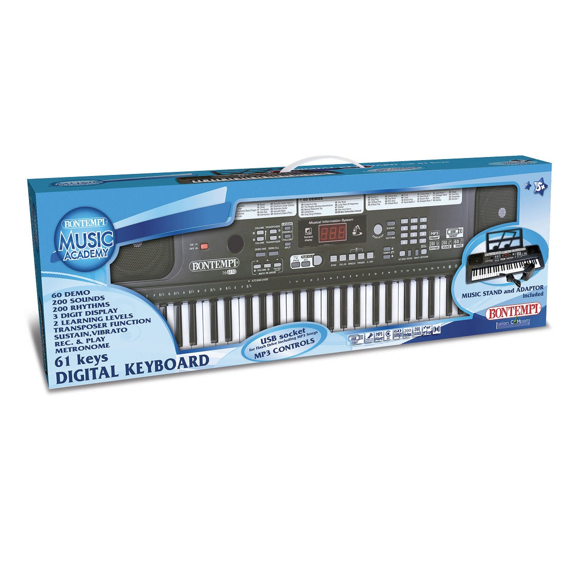 immagine-3-bontempi-tastiera-61-tasti-usb-adattatore-16-6110-bontempi-ean-0047663558530