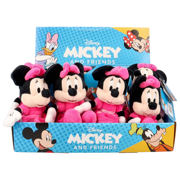 Simba Toys- Peluche Disney 20cm, 5 Modelos Disponibles: Mickey, Minnie  Vestido Rojo, Minnie Vestido Rosa, Donald, Pluto, Adecuado Para Toda Las  Edades