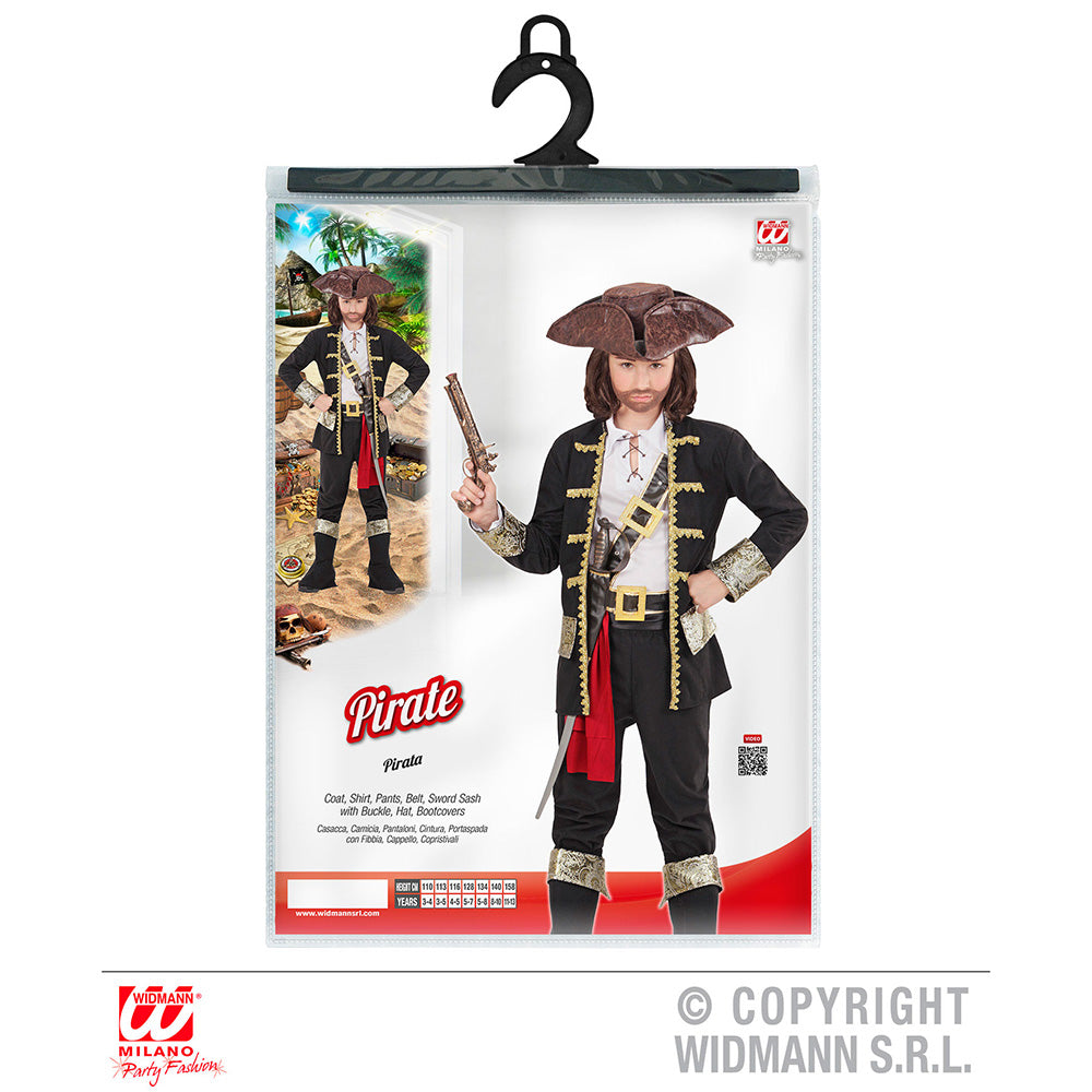 Costume Carnevale Pirata 158 Cm 15278 Widmann