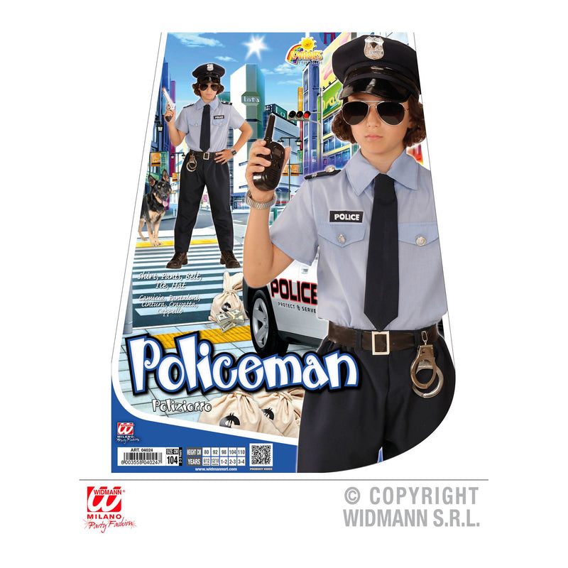 Costume di carnevale bambino Policeman - Il poliziotto